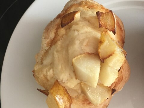 簡単洋梨パン